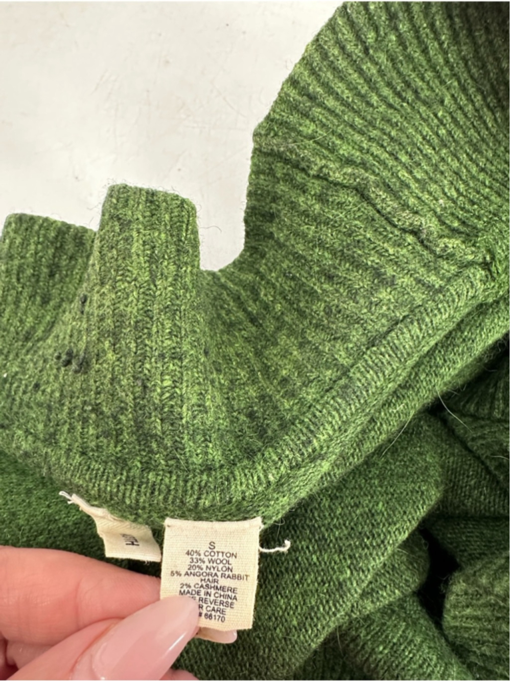 Anthropologie Moth cardigan cotton angora cashmere eccentric fairy sz sm - Picture 6 of 14